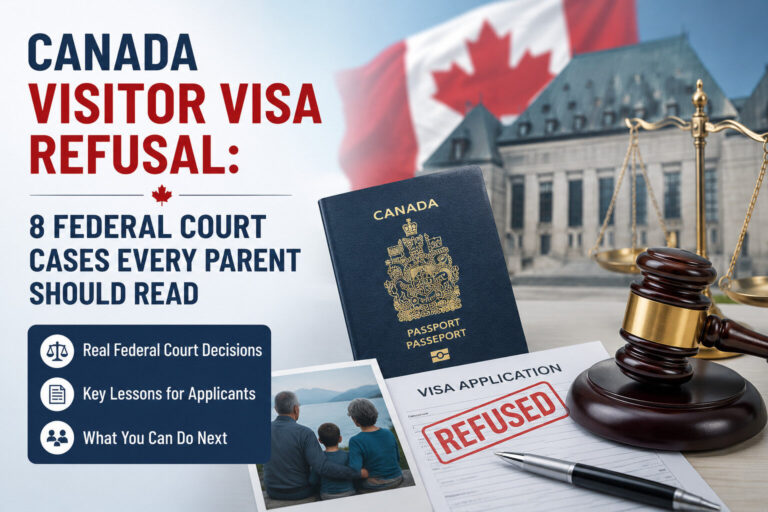 canada visitor visa refusal